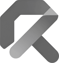 Минималистичный абстрактный логотип компании Shield18 в серых тонах на белом фоне